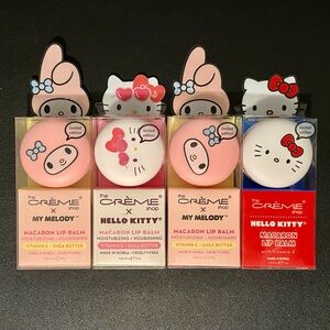 NWT CREME SHOP SANRIO HELLO KITTY MY MELODY MACARON LIP BALM